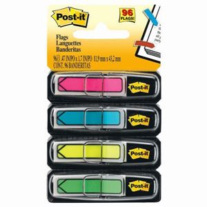 Picture of Post-It Flags Bright Arrows (Pink, Blue,Yellow, Green)