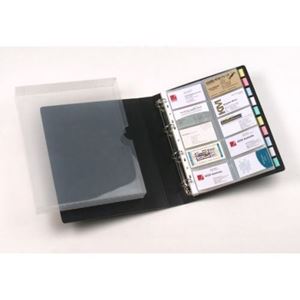 Picture of A4 PVC Business Card Organiser Binder - 4 D Ring