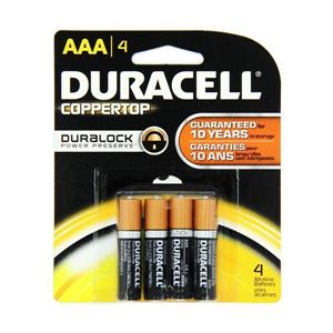 Picture of Duracell Copper & Black AAA