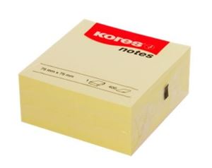 Picture of Kores 76x76 Cube Yellow 400 Sheets 
