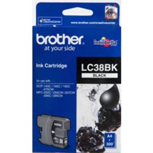Picture of Brother LC-38 Black Ink Cartridge
