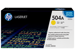 Picture of HP 504A | CE252A Yellow Toner Cartridge