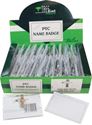 Picture of PVC Name Badge with Clip and Pin 90mmx55mm