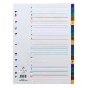 Picture of PVC A-Z A4 20 POS DIVIDER
