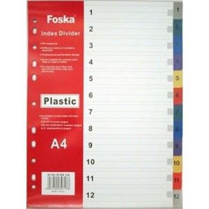 Picture of PVC DIVIDER 12 POS RAINBOW