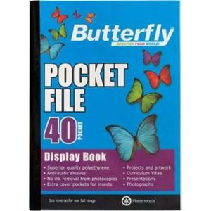 Picture of BUTTERFLY FLIP FILE 40 POCKETS 